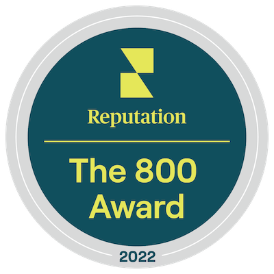 reputation 800 award